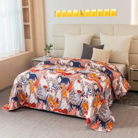 Narzuta na łóżko CATMOSPHERE, kolorowa Rozmiar: 170 x 210 cm