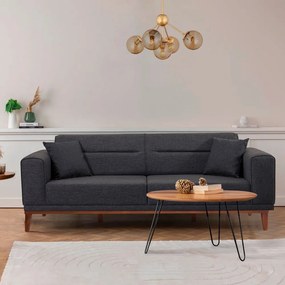 Antracytowa rozkładana sofa 223 cm Liones – Artie