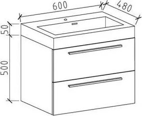 Szafka podumywalkowa M600
