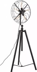 Lampa stojąca na statywie w formie wentylatora