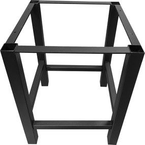 Taboret KLASYK tkanina Welur stelaż metalowy : Kolor Stelaża - Czarny , Kolor tkaniny - VELVET - MG16, Typ tkaniny - Velvet, Wysokość - 45 cm