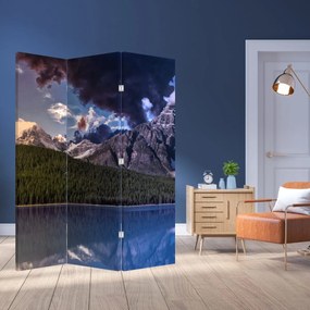 Parawan - Jezioro i góry (126x170 cm)