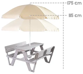 Zestaw ogrodowy dla dzieci Picnic – Roba