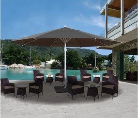 Parasol Carpi II,  antracyt ze stojakiem