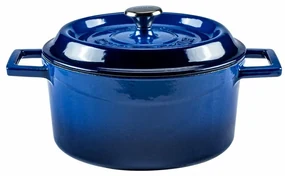 LAVA Metal Garnek żeliwny, śr. 20 cm, niebieski, 2,6 l