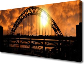 Fotoobraz na płótnie Monumentalna Konstrukcja Mostu