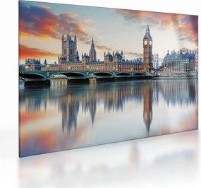 Obraz na szkle - Houses of Parliament w Londynie (70x50 cm)