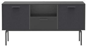 Czarna komoda pod TV Keep by Hammel