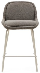 Szarobeżowy hoker (wysokość siedziska 65 cm) Aimin – Kave Home