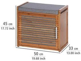 Szafka bambusowa na buty BAHARI z siedziskiem, WENKO