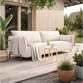 Sofa ogrodowa 3-osobowa GARDEN w tkaninie Kanaria 7002 beżowa