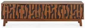 Brązowa szafka pod TV 180x50 cm Kantu – Marckeric