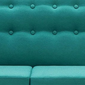 Tapicerowana pikowana sofa Kova 2G - zielona