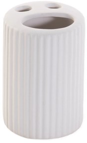 Zestaw ceramicznych akcesoriów łazienkowych, 4 elementy