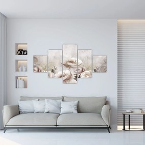 Obraz - Różowe krzewy (125x70 cm)