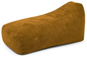Musztardowy sztruksowy worek do siedzenia Snug Long 140 – SLOWDOWN