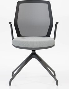 Krzesło do sali konferencyjnej z siatkowym oparciem Start Net S60