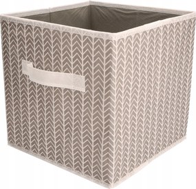 Organizer tekstylny Jodełka pudełko 31x31x31cm do szafy sypialni domu biura