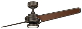Kichler KLF-XETY-56-OZ - LED sufitowy wentylator z ściemniaczem XETY LED/10W/230