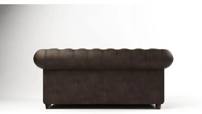 Ciemnobrązowa aksamitna sofa 178 cm Cambridge – Ropez