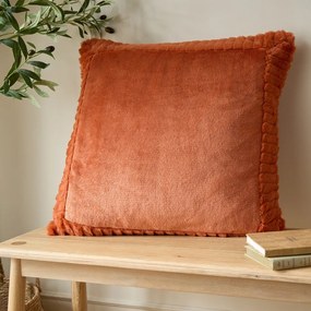 Poduszka dekoracyjna z mikropluszu 55x55 cm Velvet and Faux Fur – Catherine Lansfield
