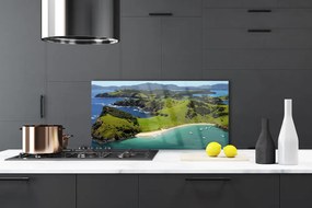 Panel Kuchenny Morze Plaża Las Krajobraz