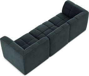 Niebieska aksamitna sofa 255 cm Aloha – Makamii
