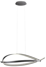 Redo 01-3617 - ściemnialny żyrandol LED na linkę IMPULS LED/38W/230V czarny