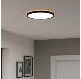 Eglo 901438-LED Lampa sufitowa łazienkowa ROVITO 13,9W/230V pr.30cm IP44 czarna