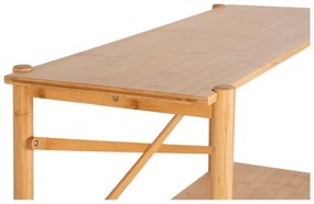 Bambusowa konsola w naturalnym kolorze 32x83 cm Manaus – House Nordic