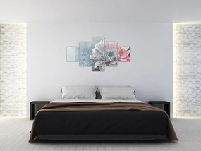 Obraz - Zimowy kwiat (125x70 cm)