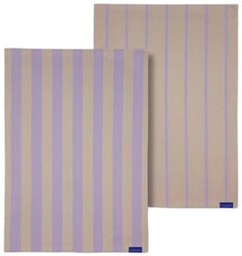 Bawełniane ścierki zestaw 2 szt. 50x70 cm Stripes – Mette Ditmer Denmark