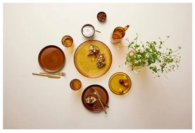 Pomarańczowy szklany półmisek ø 30 cm Kusintha – Bitz