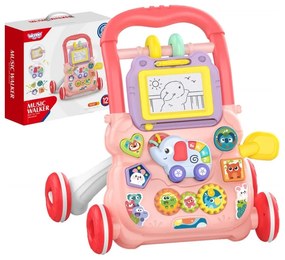 Woopie baby interaktywny chodzik pchacz muzyczny + znikopis