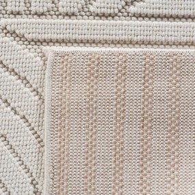 Dywan nowoczesny Helix Geometria kremowy  160 cm x 230 cm