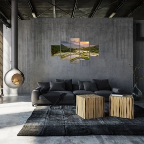 Obraz - Tarasy ryżowe (125x70 cm)