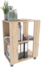 Mobilna szafka pod drukarkę dąb artisan - Mosum