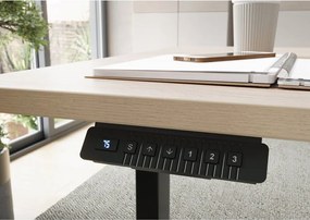 Biurko z elektryczną regulacją wysokości w dekorze dębu 80x160 cm – Germania