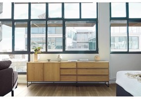 Komoda w dekorze dębu w naturalnym kolorze 100x78x42 cm Taiana – Kave Home