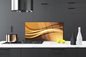 Panel Szklany do Kuchni Dynamiczne Fale Koloru