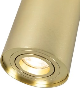 Zestaw 4 reflektorów regulowanych złoty/mosiężny - Rondoo up