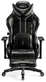 Fotel gamingowy Diablo X-Ray 2.0 Normal Size, czarno-szary