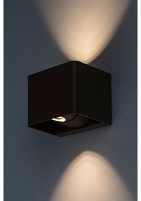 Rabalux 77169 zewnętrzna lampa ścienna LEDHallstatt, 10 W, brązowa
