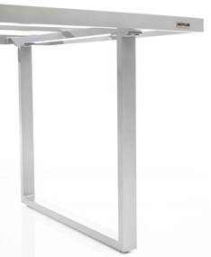 Stelaż stołu Ego Modular Dining 160 x 95 x 68 cm srebrny / stal KETTLER