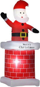 HOMCOM Dekoracja świąteczna z oświetleniem LED | Aosom PL