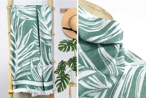 Ręcznik Plażowy RIO 90x180 zielony Premium GRENO