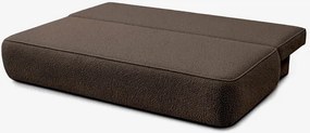 Sofa z Funkcją Spania ARVETO Mocca Boucle Nowoczesna