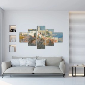 Obraz - William Stanley Haseltine, Santa Maria a Cetrella, Anacapri, reprodukcje (125x70 cm)