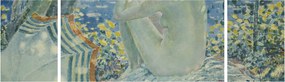 Obraz - Frederick Carl Frieseke, On the Bank, reprodukcje (170x50 cm)