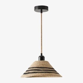 Lampa Sufitowa Samyra Miel - Czarna & Natural Samyra - Sklum